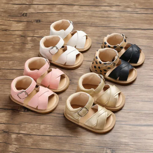 0-1 Year Old Men's And Women's Baby Shoes Non-slip Oxford Sole 0-12 Months Baby Sandals