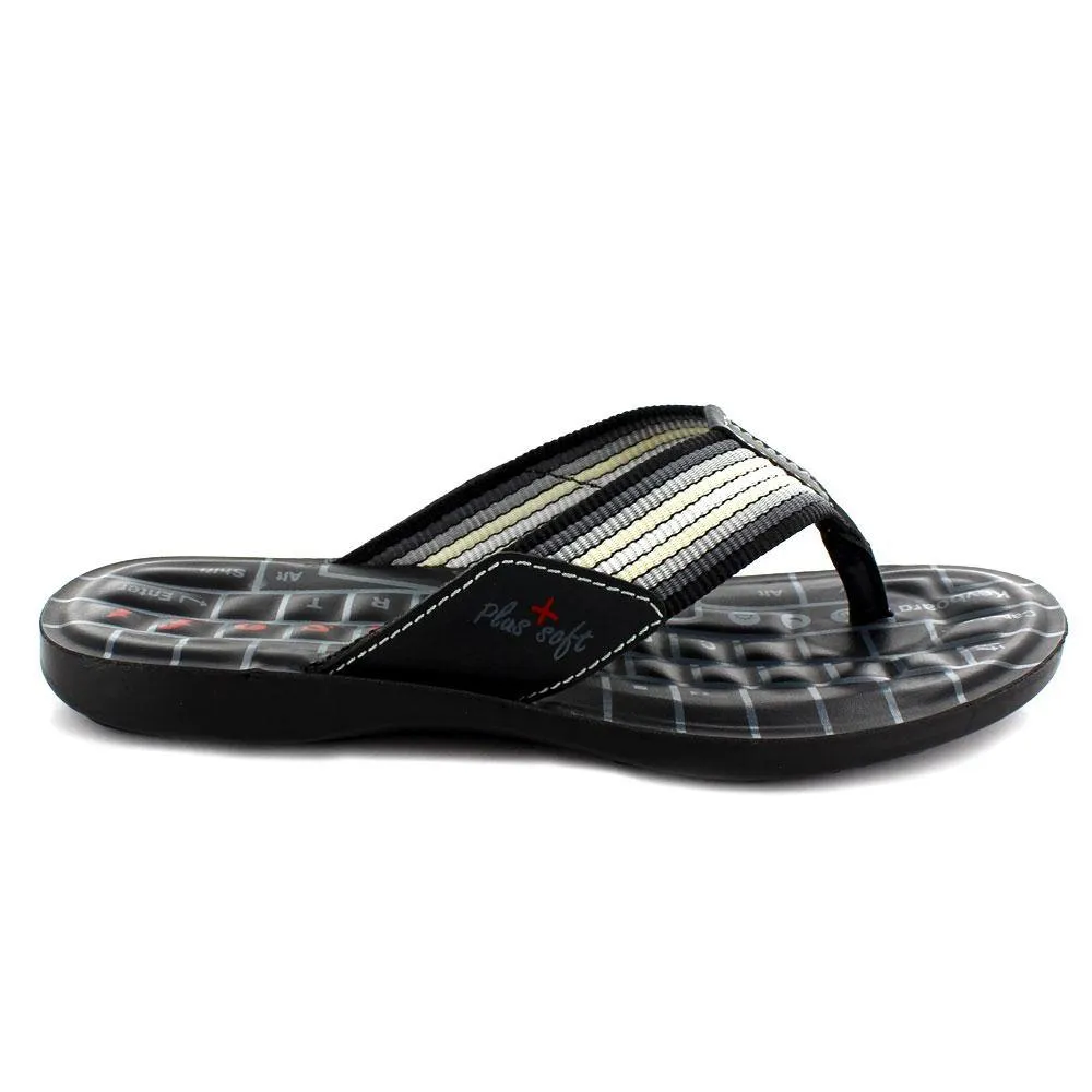 Aerosoft - Frank P1501 Premium Comfort Toe Post Casual Summer Flip Flops For Men