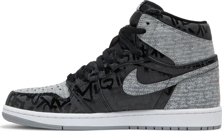 Air Jordan 1 High OG Rebellionaire sneakers, black