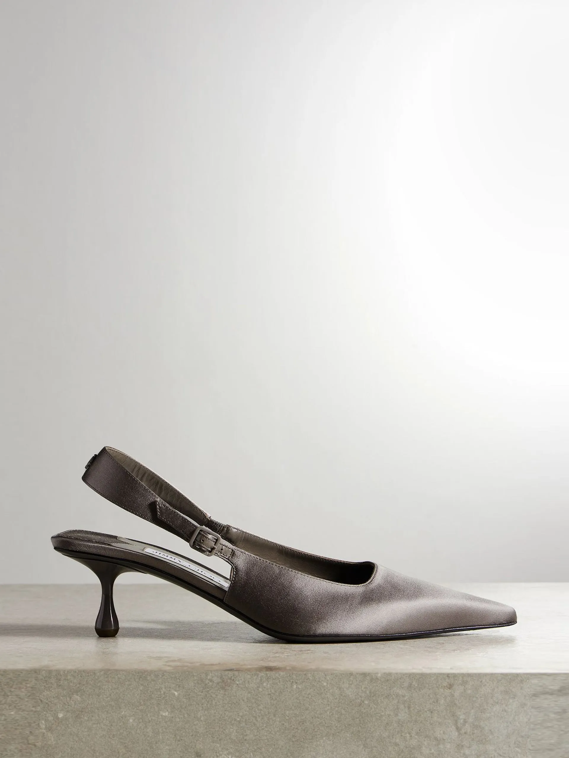 Amel 50 satin slingback pumps