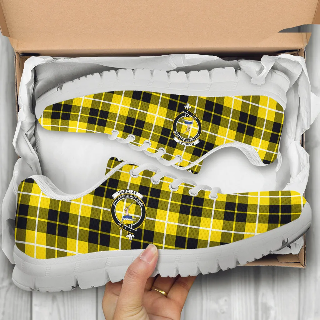 Barclay Dress Modern Tartan Sneakers with Family Crest