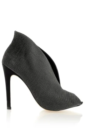 CECCONELLO ERINA Silver Lurex Ankle Boots