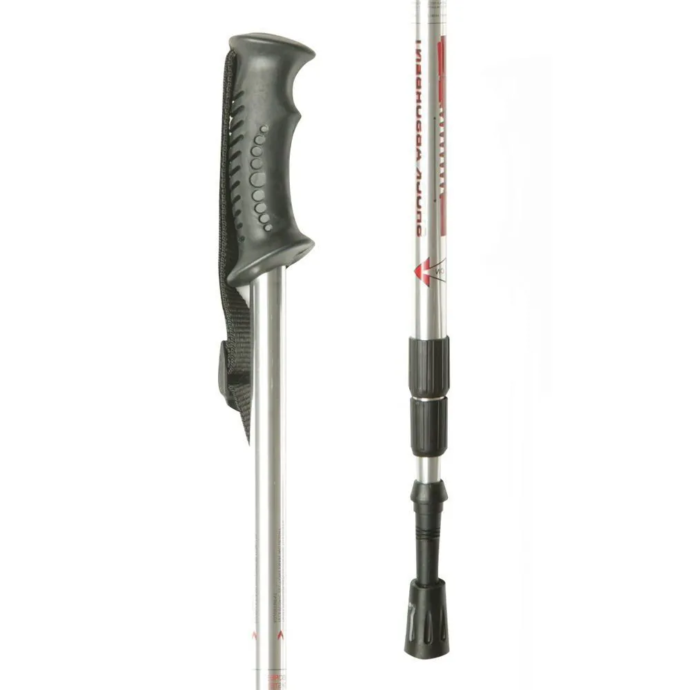 Charles Buyers Silver Height Adjustable Hiking Pole