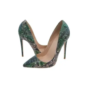 CrocChic Camo Pointed Toe High Heel Pumps