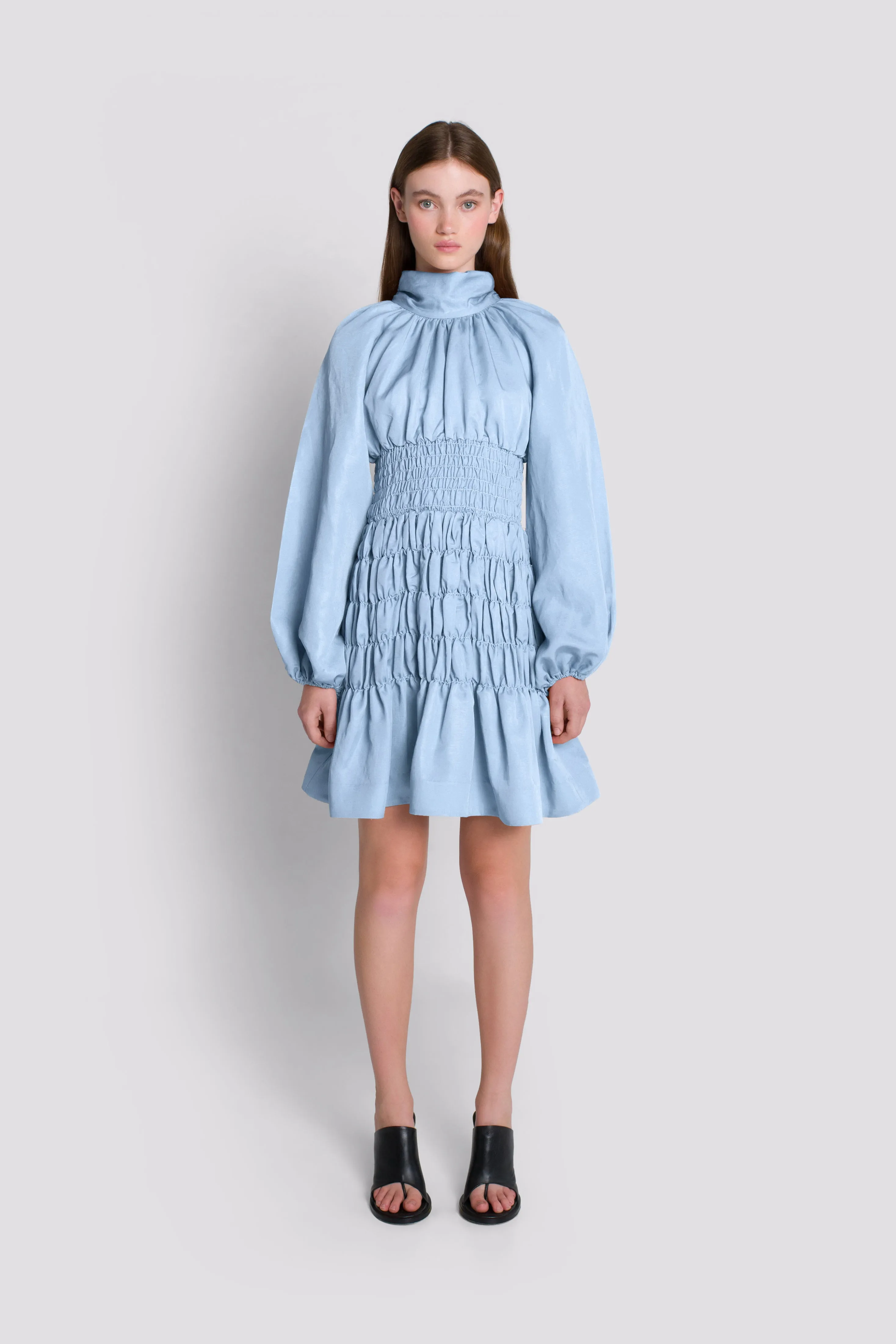 Eshan Mini Dress - Chambray