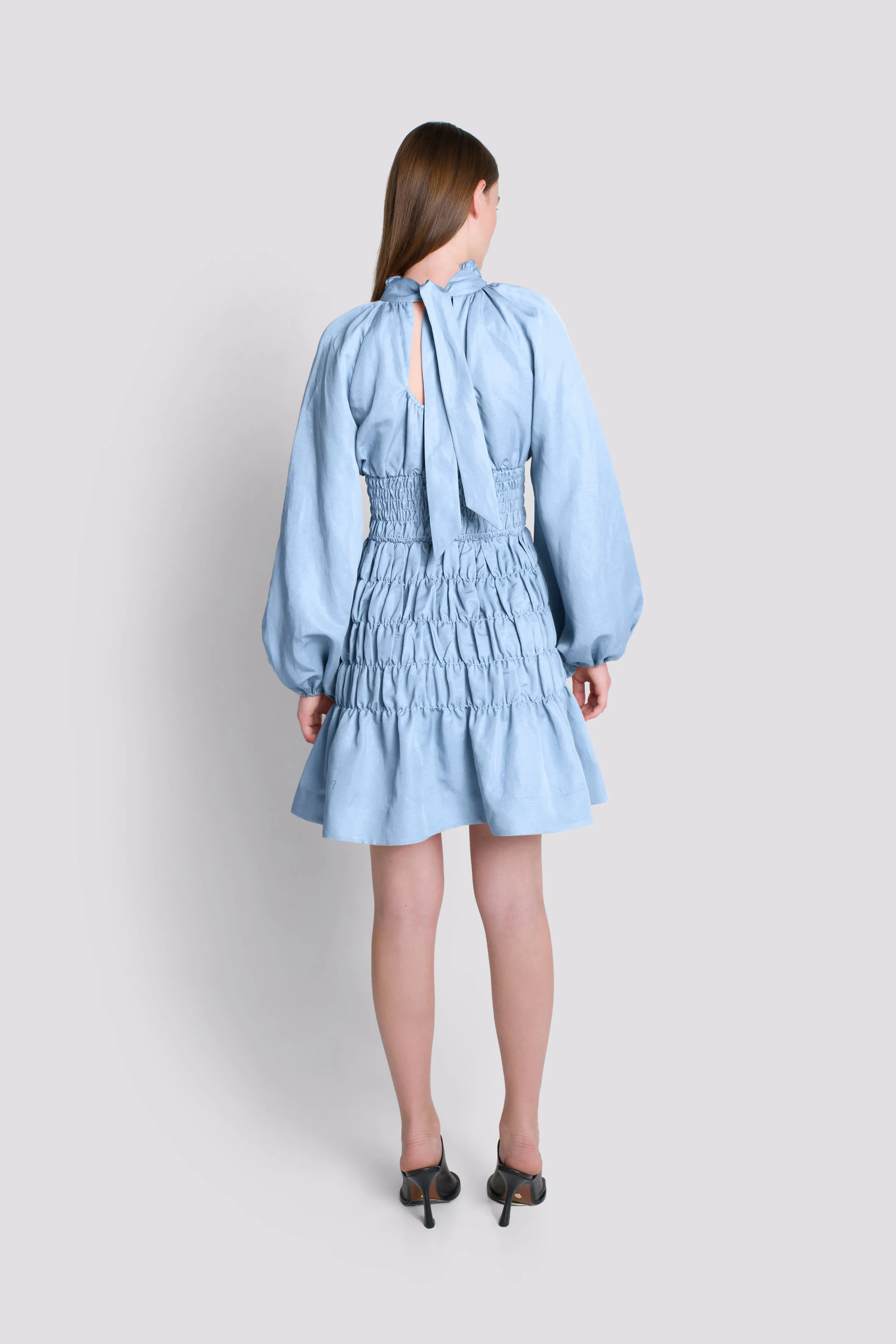 Eshan Mini Dress - Chambray