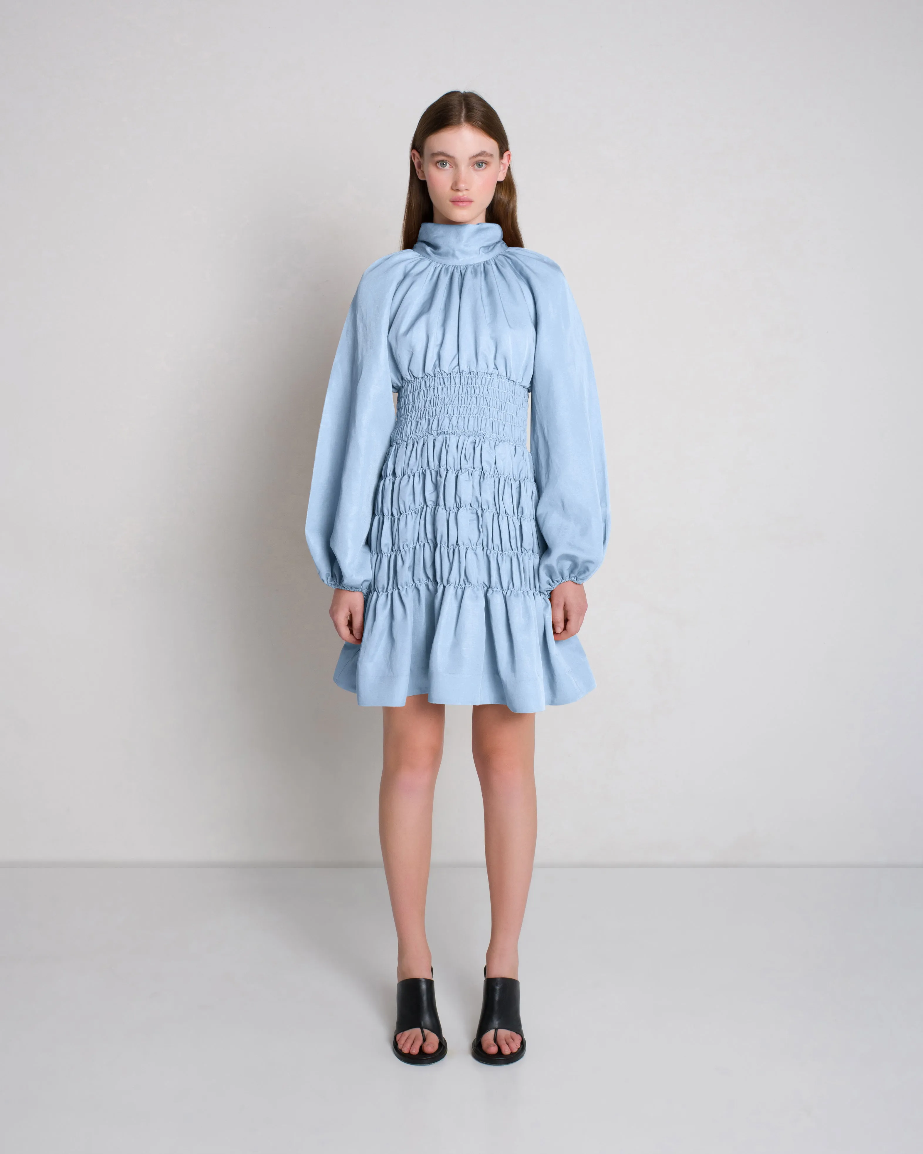 Eshan Mini Dress - Chambray