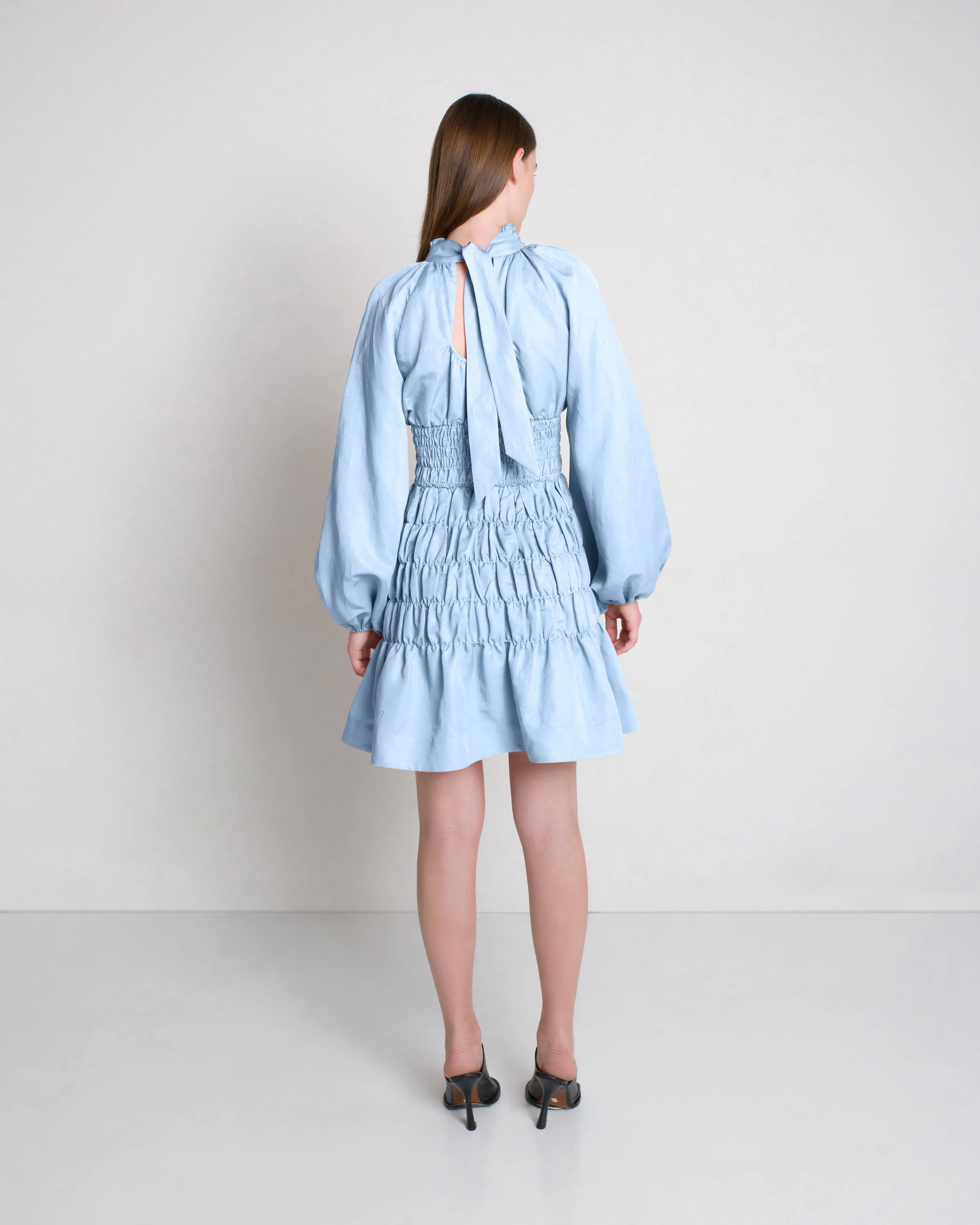 Eshan Mini Dress - Chambray