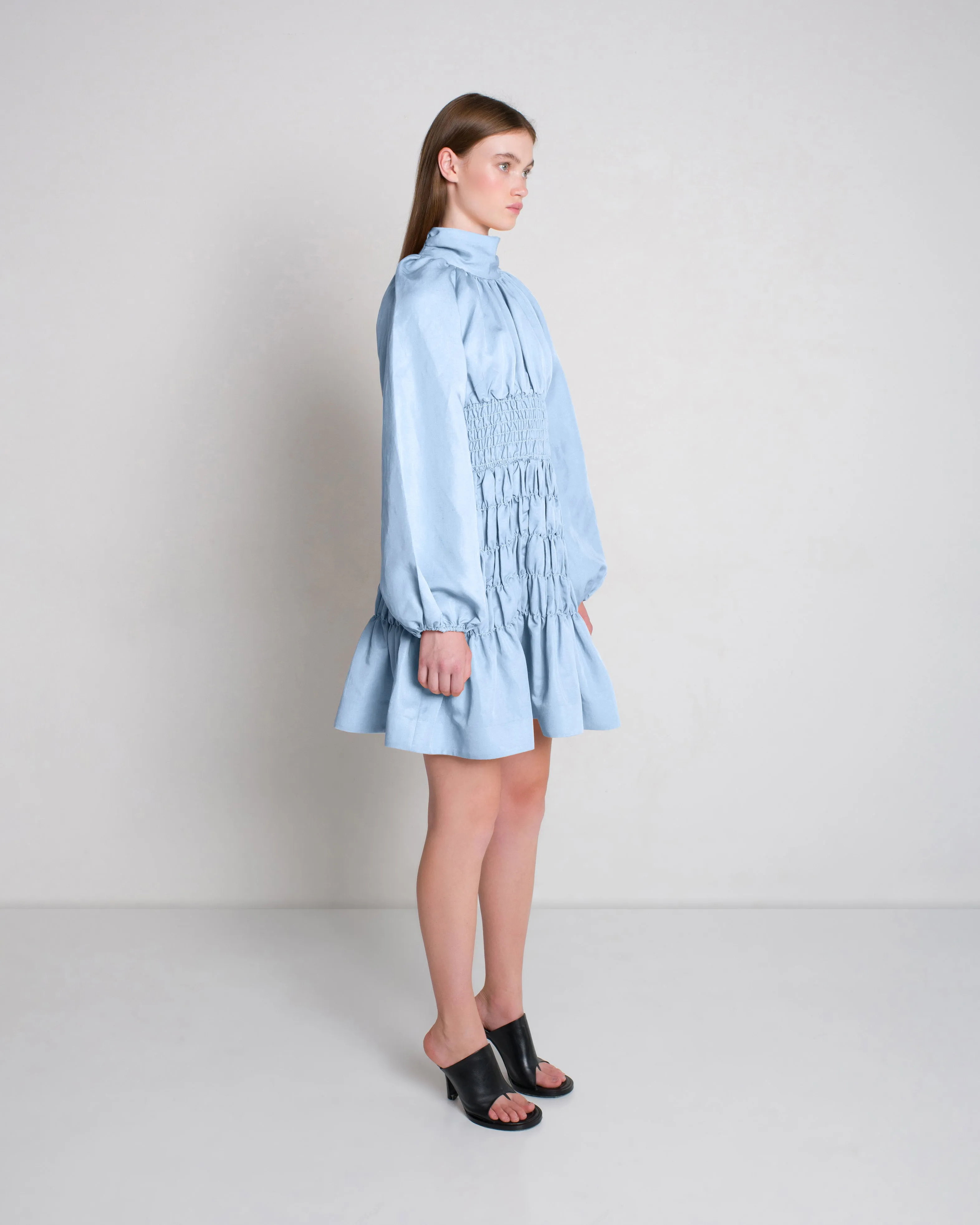 Eshan Mini Dress - Chambray