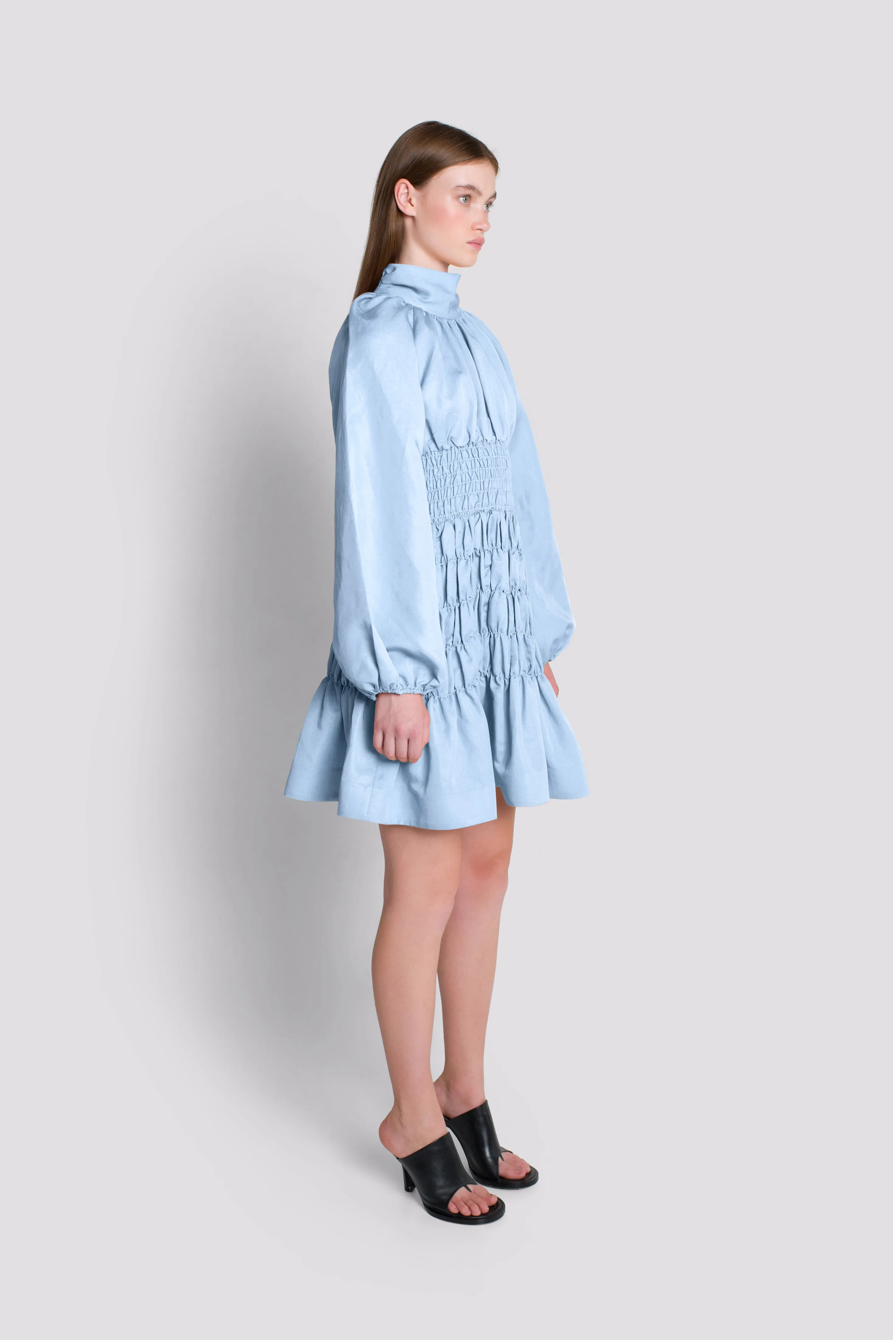 Eshan Mini Dress - Chambray