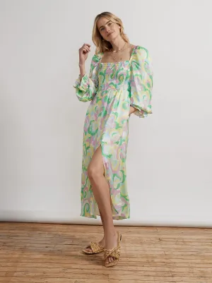 Jolene Multi Floral Swirl Dress