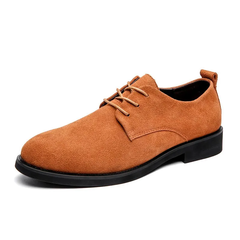 Man's suede fashion trendy joker leisure shoes