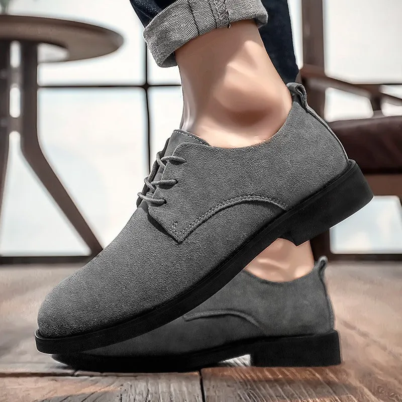 Man's suede fashion trendy joker leisure shoes