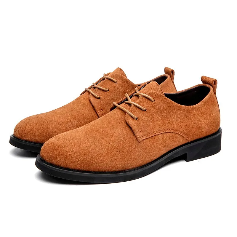 Man's suede fashion trendy joker leisure shoes