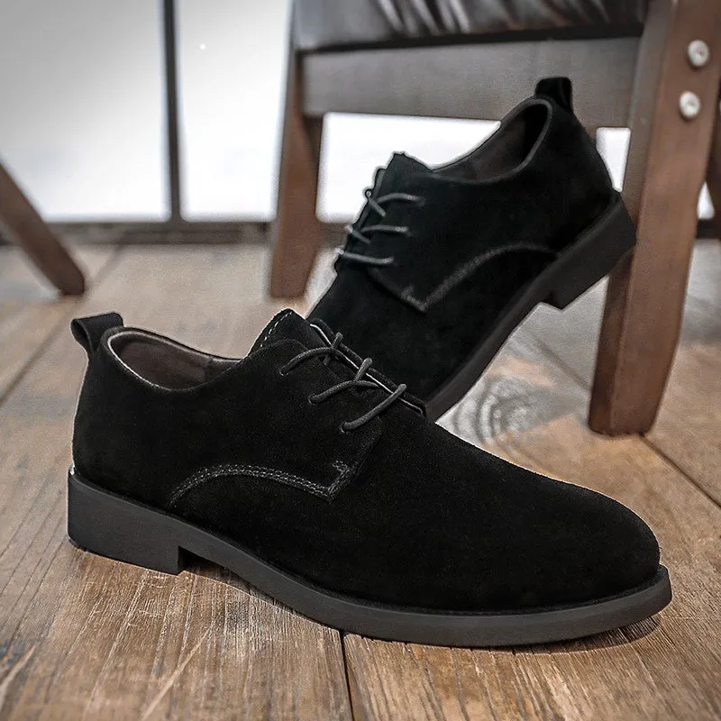 Man's suede fashion trendy joker leisure shoes