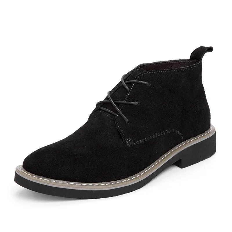 Man's suede leather fashion joker leisure shoes