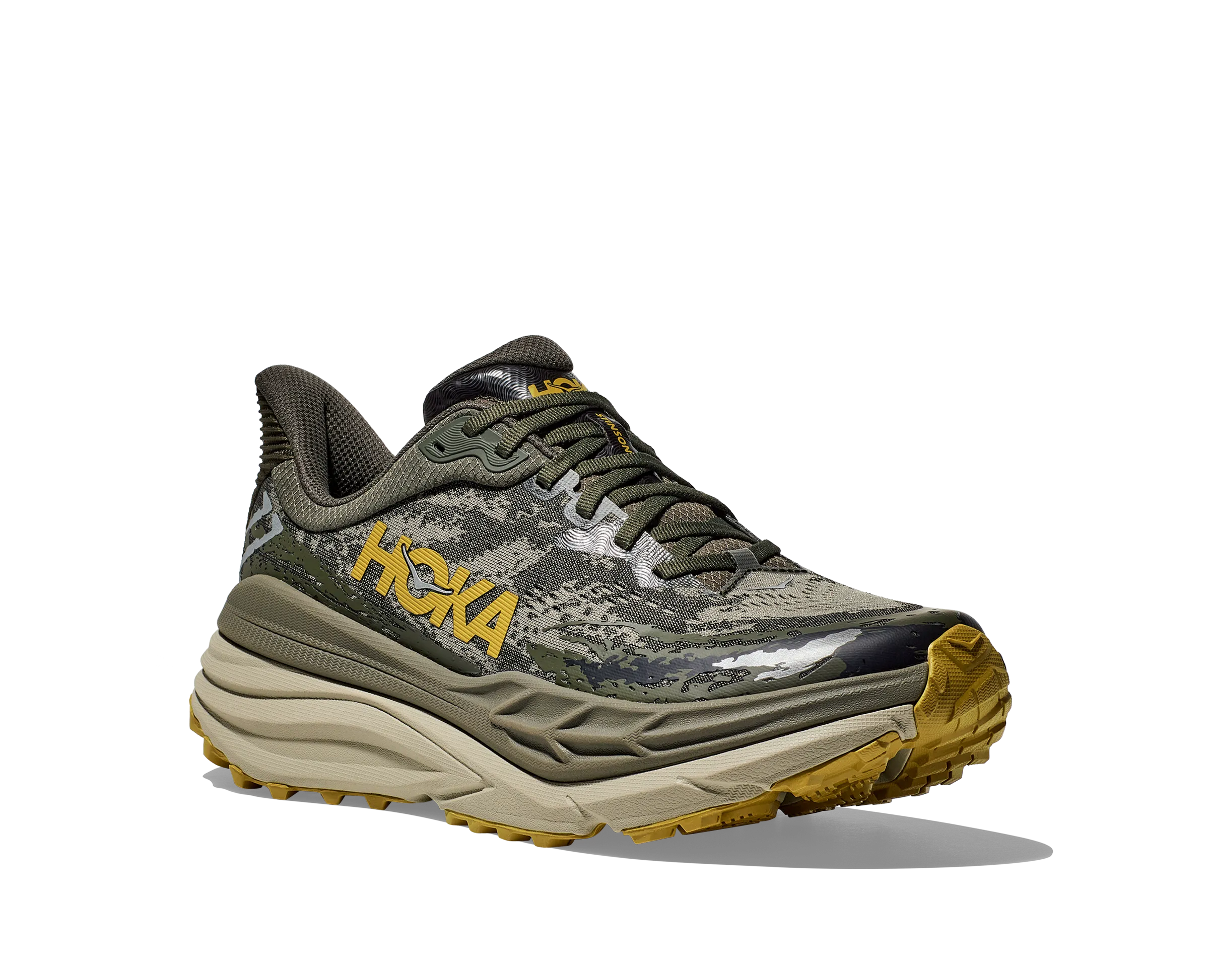 MEN'S HOKA STINSON 7 1141530OZF COLOR:  OLIVE HAZE/FOREST COVER