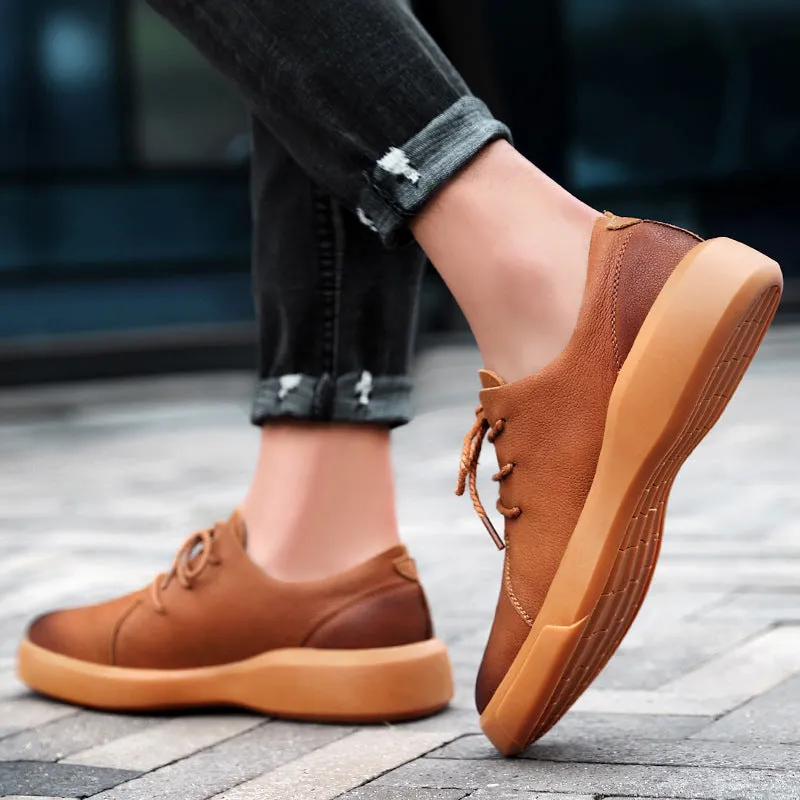 Men's Loafers Leather Shoes Men's Fashion Casual Spring and Autumn