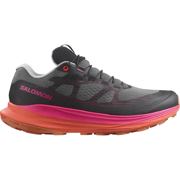 Salomon Ultra Glide 2 Shoes (Women's) Plum Kitten / Black / Pink Glow