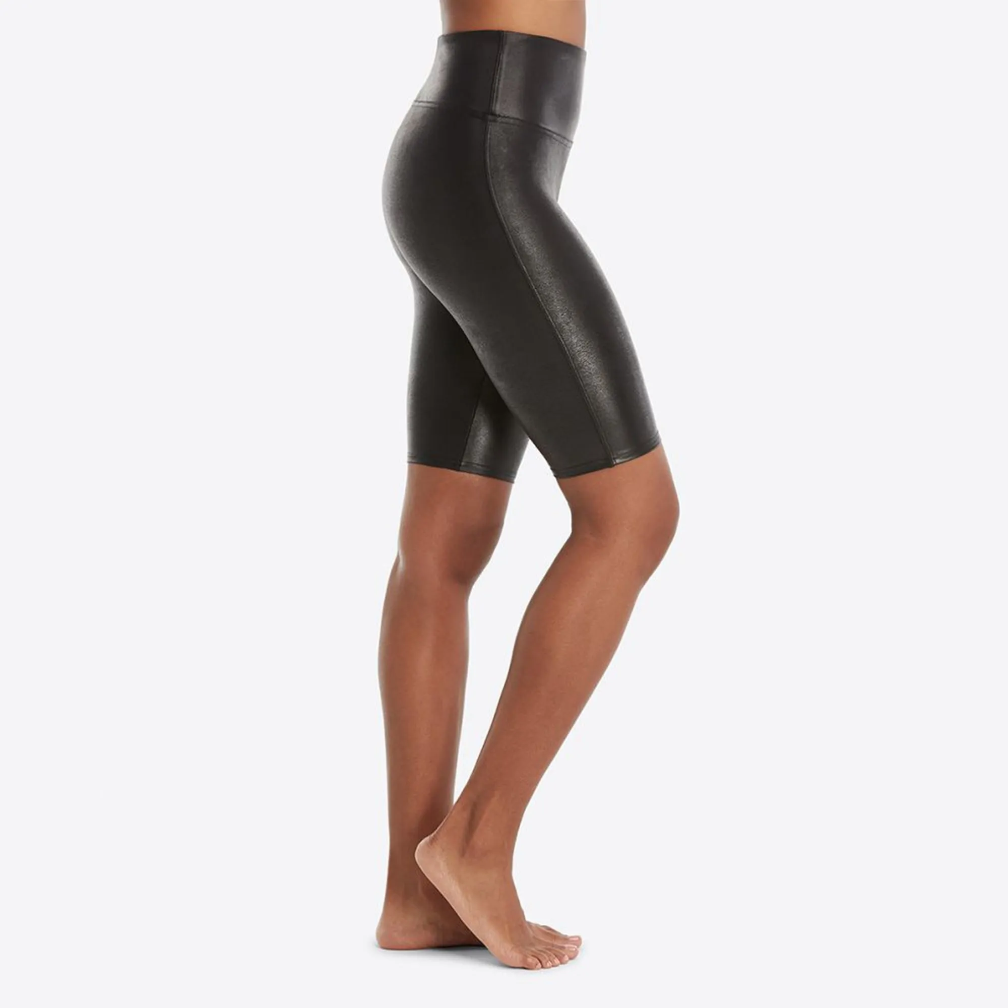 Spanx Faux Leather Biker Short