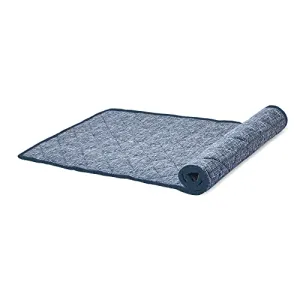 Wakefit Foldable Mattress | 20 mm Thick | Folding Mattress | Portable Rollup Mattress, Picnic Mat, Guest Mattress | King Size (75 x 72 inch) | Blue