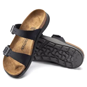 Women's Birkenstock Sierra Oiled Leather Color: Black